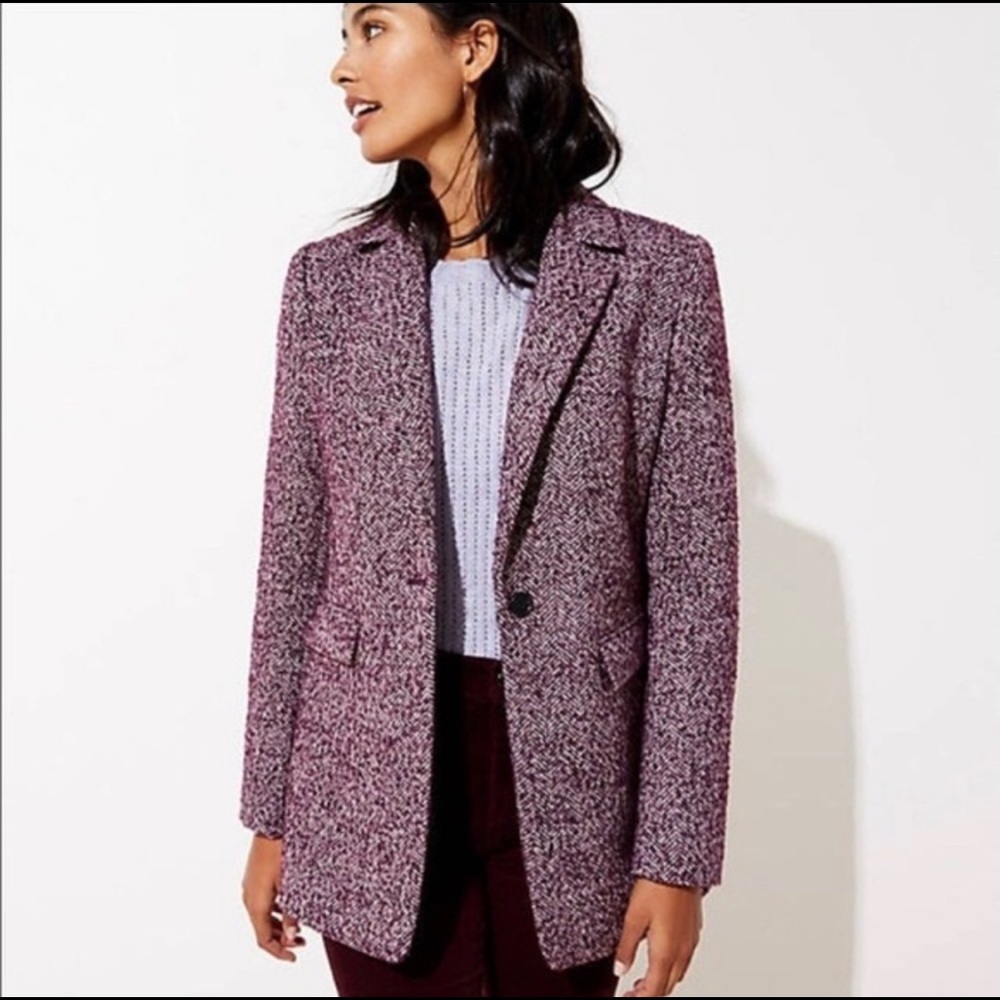 LOFT Tweed Blazer